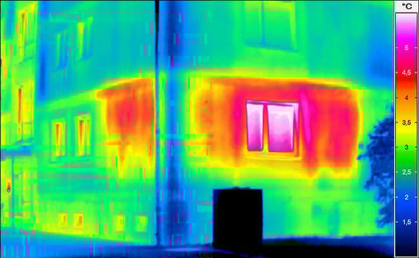efficienza energetica finestre e dispersione del calore.