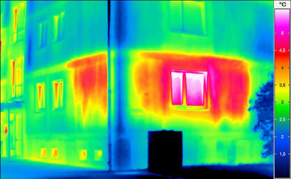 efficienza energetica finestre e dispersione del calore.