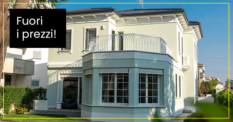 Porte balcone prezzi: info di costo e tipi di apertura